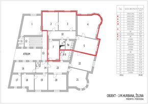 Na prenájom Kancelárske priestory 160 m2 Hlinkové námestie Ž - 10