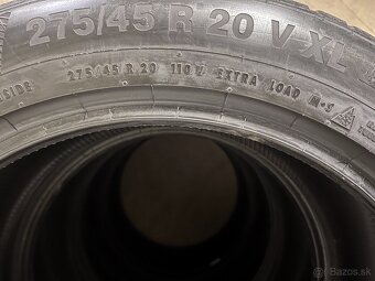 Predam 4x pneumatiky 275/45R20 Continental zimne - 10