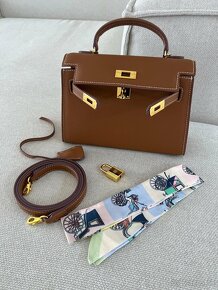 Hermes Kelly mini hnedá kabelka - 10