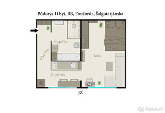 REKONŠTRUKCIA /  1i byt BB / FONČORDA /39 m2/ ŠALGOTARJÁNSKA - 10