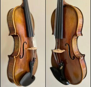 husle 4/4 model Stradivari ( olejovy lak) - 10