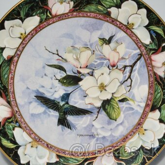 Royal Doulton - porcelánové taniere - Kolibríky - 10