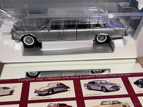 1:18 Mercedes-Benz 600 Pullman - Silver/Black - SunStar - 10