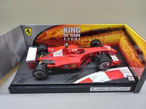 F1 FERRARI F2001 2001 KING OF RAIN SCHUMACHER HOTWHEELS 1:18 - 10