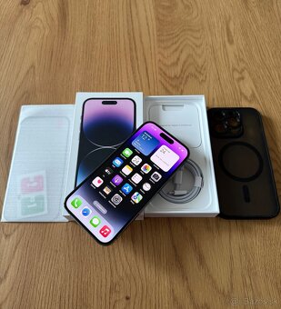 iPhone 14 Pro 256 gb Deep Purple - komplet príslušenstvo - 10