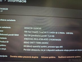 Herny Acer Nitro 15 s RTX3070 16gb ram i5 procesorom 512gb s - 10