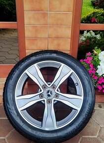 alu R17 5x112, senzory, zimné 225/50, orig. Mercedes C - 10