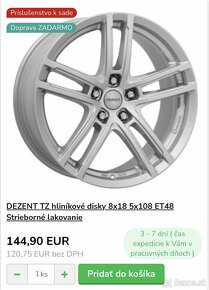 Alu disky elektrony DEZENT 18” R18 5x108 - 10