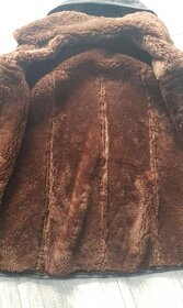 Extra teplý pánsky kožuch/kabát z pravej kože - 10