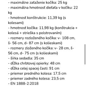 Predám Kočík Petite&Mars Street + RWS OAK - 10