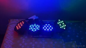 Led par reflektor RGB na diaľkové ovládanie, dmx - 10