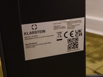 Klarstein Gotland elektrický konvektor ohrievač - 10