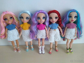 Kožuchy šaty pre bábiky Rainbow high barbie čiapky - 10