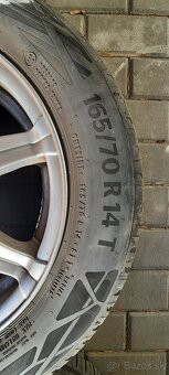 Sada alu diskov a letnych kolies 165/70 R14 - 10