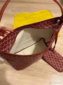 Goyard kabelka Bohéme Hobo - burgundy (GO2) - 10