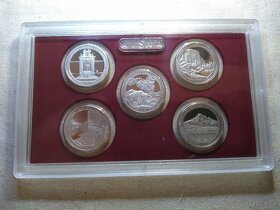 6x Strieborných proof sád "50 State" 2004-2009 - 10