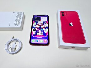 APPLE IPHONE 11 64GB RED ,Baterka 100% - 10