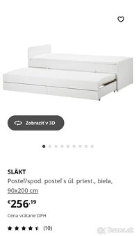 Jednolôžková posteľ Släkt Ikea - 10