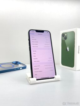 iPhone 13 GREEN ORIGINÁL STAV PRÍSLUŠENSTVO - 10