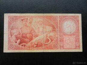 Bankovka 50 Kč 1929 a 100Kč 1931 neperforované - 10