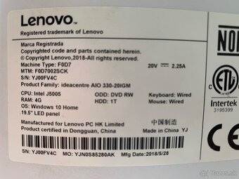 Lenovo All in one Aio 2018 - 10