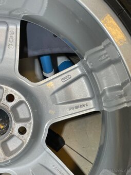 AUDI Alu disky 7.5Jx18H2 ET54,Michelin 225/40 R18+zimné pneu - 10