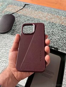 Mujjo Wallet case full grain leather iPhone 15 Pro Max - 10