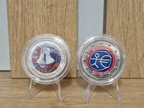 Farebne Slovenske 2€ euro mince v kapsuli Stur predsednictvo - 10