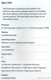 Lenovo ThinkStation P320 - 10