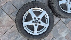 Sada zimných pneumatík 215/60 R16 + elektróny Borbet - 10