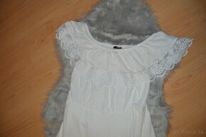 2x biele letné šaty zn. Esmara - 10