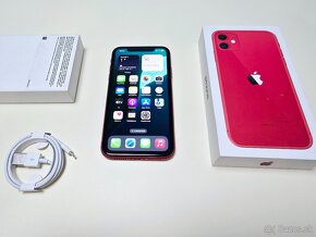 APPLE IPHONE 11 64GB RED ,Baterka 100% - 10