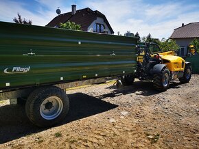 vlečka za traktor nakladač manipulator 6t fkiegl,sklápač - 10