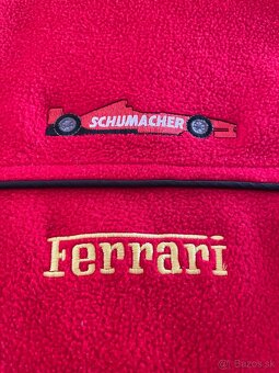 vintage Ferrari Michael Schumacher fleece mikina/bunda - 10