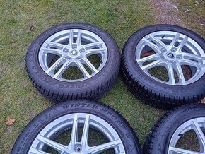 17" 5x112 boli na superb/touran + 215/55 r17 Dunlop 8+mm TOP - 10