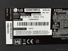 LG 43UK6750PLD Smart 4K 109cm - 10