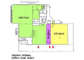 Viacúčelové priestory, pešia zóna od 690 - 1340 m2, Nitra - 10