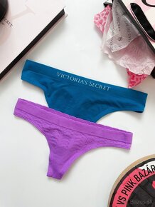 Victoria’s Secret PINK tanga nohavičky XS - 10