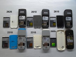 NOKIA 2626 2610 sivá 2610 čierna 2310 modrá 2310 biela 2600c - 10