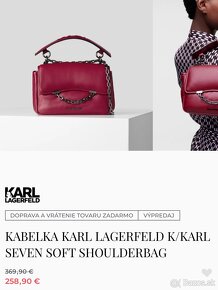 Karl Lagerfeld kabelka crossbody k/ďseven soft shoulder bag - 10