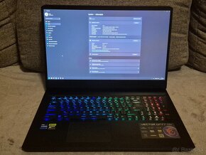 MSI Vector GP77 17": i7 13700H, SSD 1TB, RTX 4070 8GB - 10