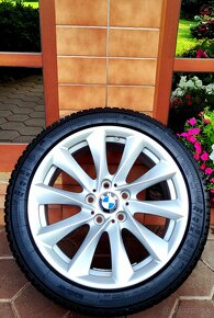 alu R18 5x120, senzory, pneu 225/45, orig. BMW X1 + 3 - 10