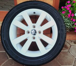 alu R15 4x100, pneu 185/55, orig. Škoda Citigo, Seat Mii - 10