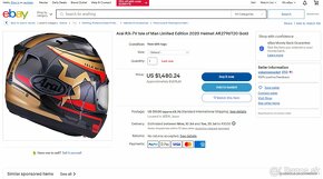 Motocyklová Prilba Arai - Isle of Man Limited Edition (M) - 10