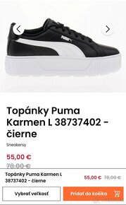 Puma Karmen L Black - White 6½ - 10