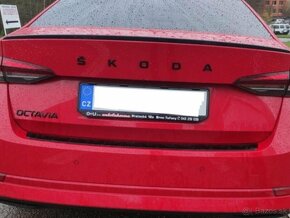 NAPIS SKODA ČIERNY NAPIS LOGO ZNAK ŠKODA na kufor - 10