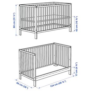 Postielka Ikea s matracom Materasso - 10