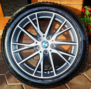 alu R17 5x112, senzory, zimné pneu 195/55, orig. BMW 1 - 10