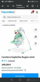 Hojdačka Caretero bugies mint - 10