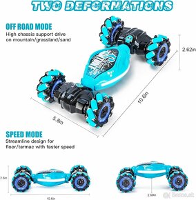 RC auto 2. 4GHz Stund climber s ovládaním gestami - 10